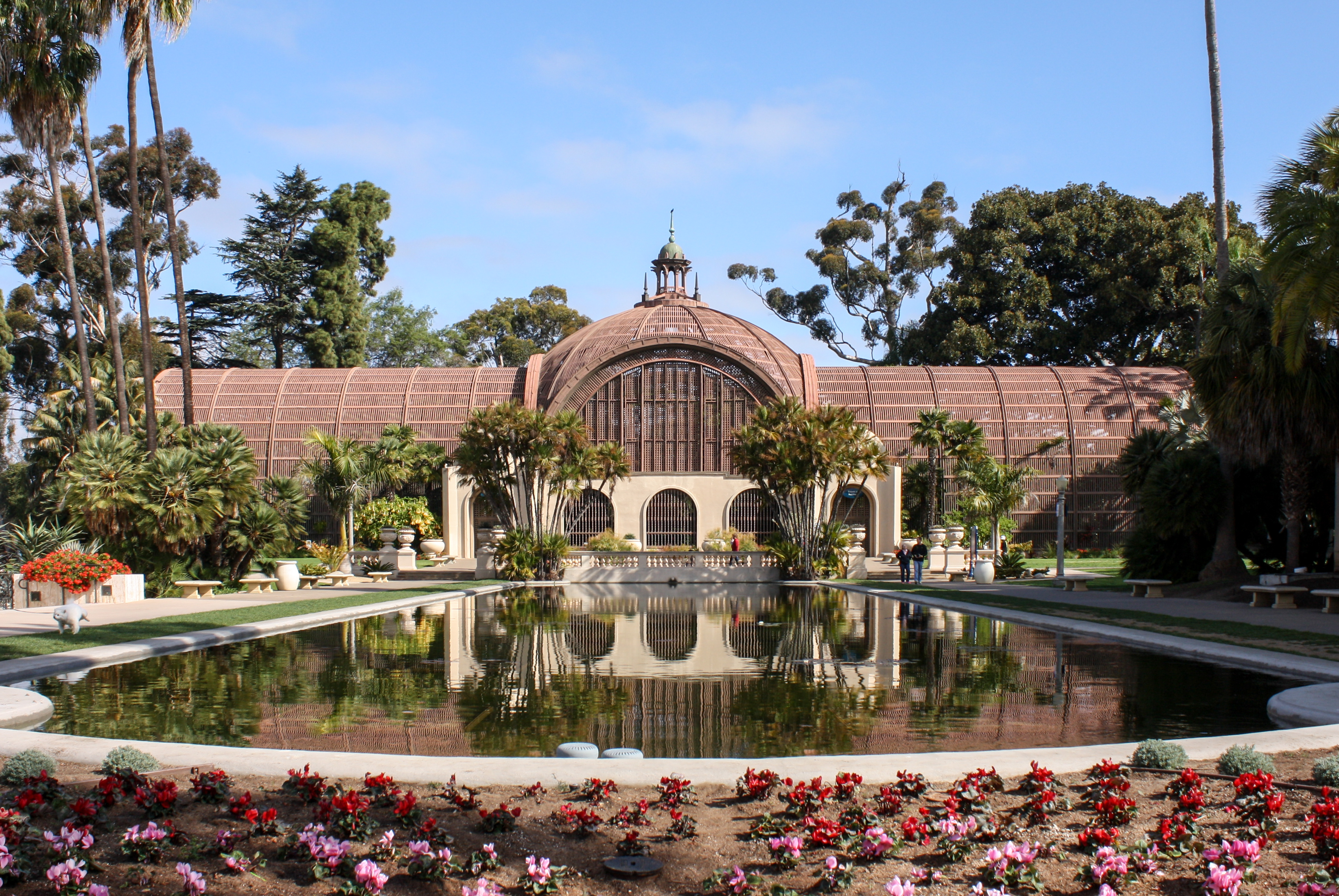 Balboa Park Botanical Building and Lily Pond