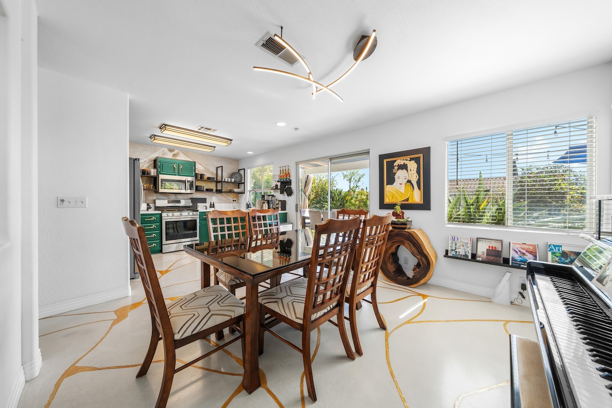 Spacious living room at Zen House VIP vacation rental